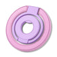 Pink and purple circular phone ring holder