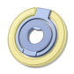 Light blue and yellow circular phone ring holder