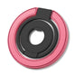 Pink and black circular phone ring holder