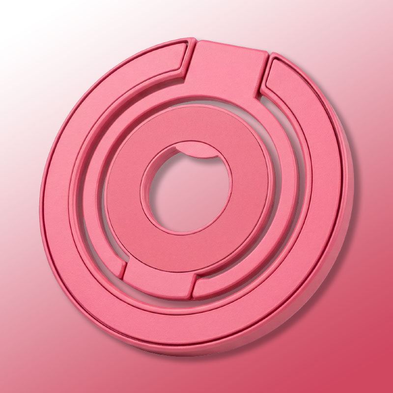 Rose red magnetic phone ring holder