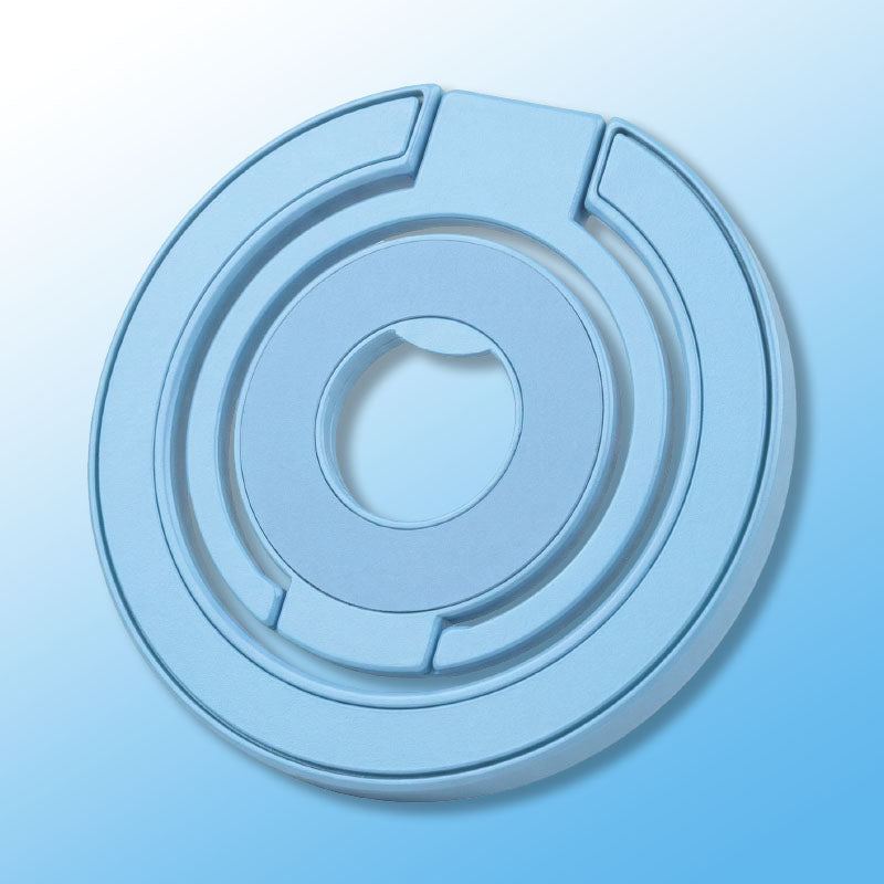 Light blue magnetic phone ring stand