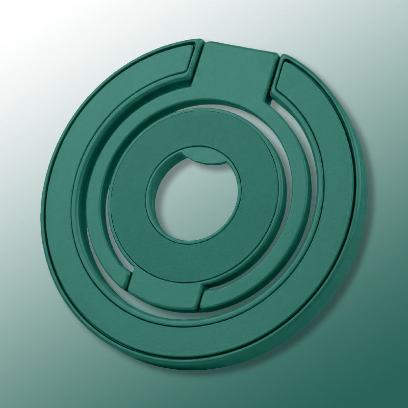 Green magnetic phone ring stand