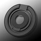 Black magnetic phone ring stand