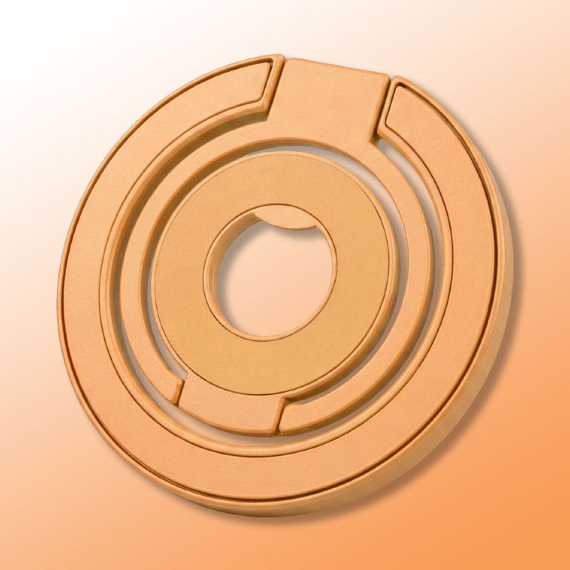 Orange magnetic phone ring holder