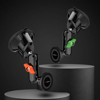 Two ChubbyCable magnetic car phone mounts