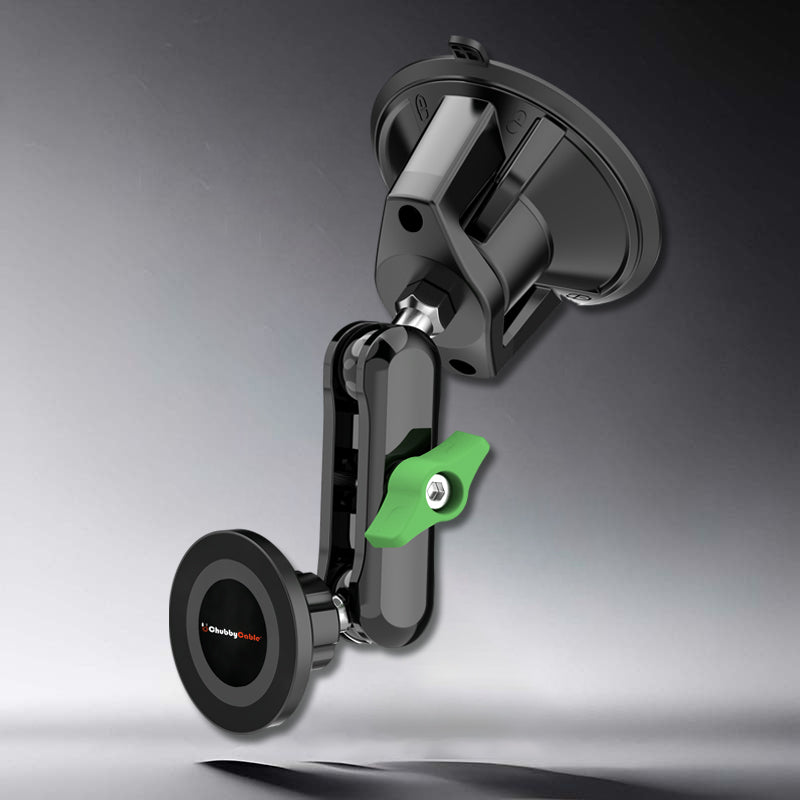 ChubbyCable magnetic phone mount with suction cup base