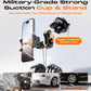 Heavy-duty suction cup phone mount holding a smartphone securely on bumpy roads.