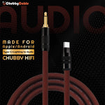 “ChubbyHiFiâ€?USB-C to 3.5mm Audio Aux Jack Cable