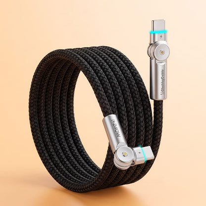 Chubby MagRotateX – 240W Magnetic Easy-Pack Cable with 180° Rotating Connectors