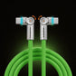 "Chubby RotateX" - 240W Dual 180° Rotating Fast Charging Cable With LED Light