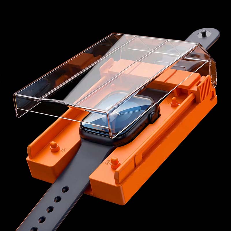 ChubbyShield MagicArmor – Instant Stick Apple Watch Screen Protector Set | Dust-Free Chamber Application