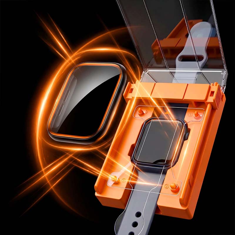 ChubbyShield MagicArmor – Instant Stick Apple Watch Screen Protector Set | Dust-Free Chamber Application