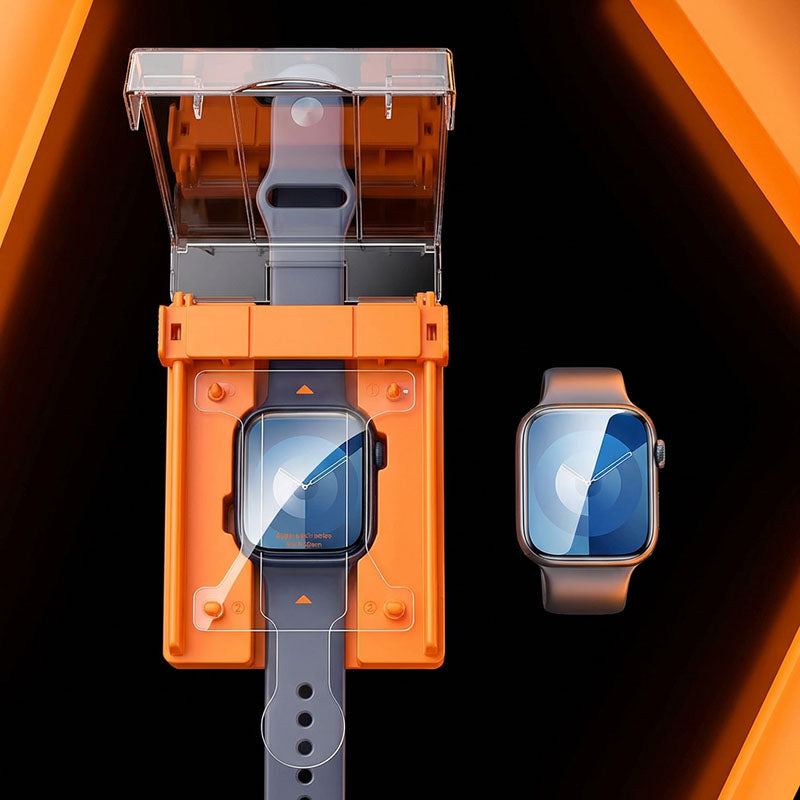 ChubbyShield MagicArmor – Instant Stick Apple Watch Screen Protector Set | Dust-Free Chamber Application