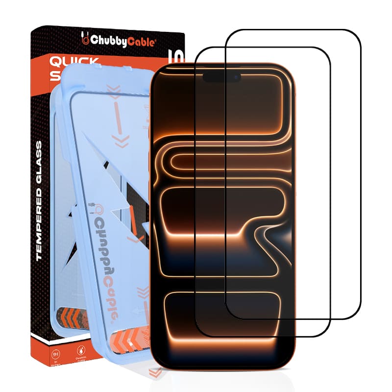 Chubbycable SpyBlocker - Military-Grade Privacy Screen with Magic Installer & Self-Cleaning Adhesive