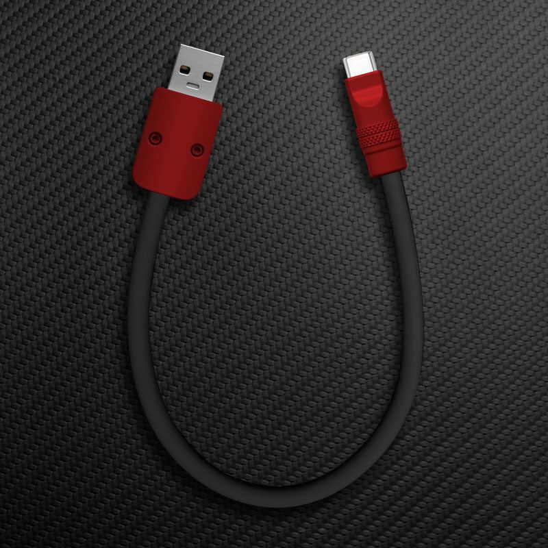 "Color Block Chubby" 240w Painted Power Bank Friendly Cable