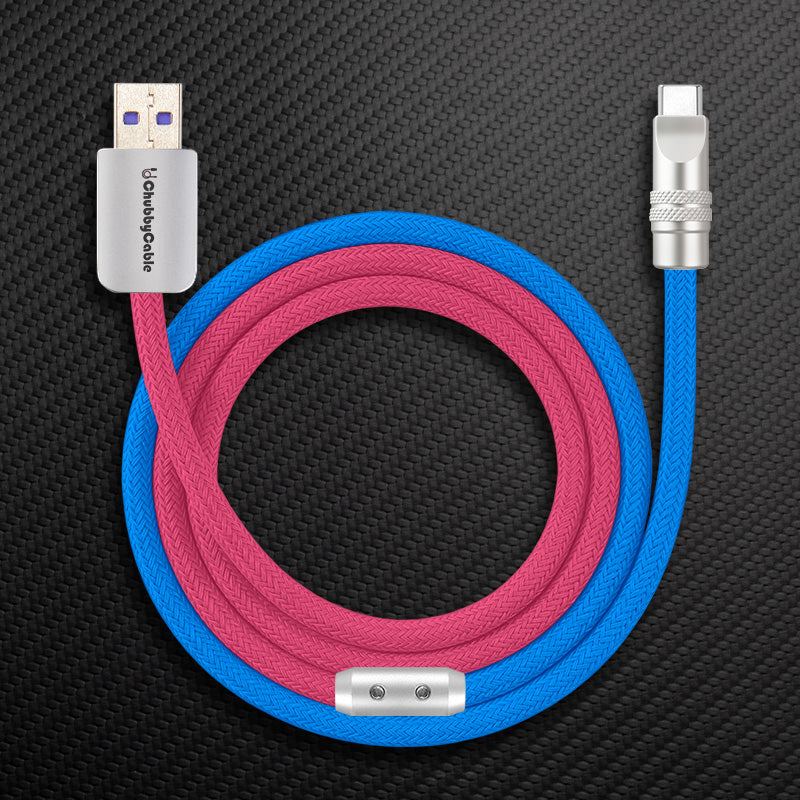 "Color-blocking Chubby" Charge Cable