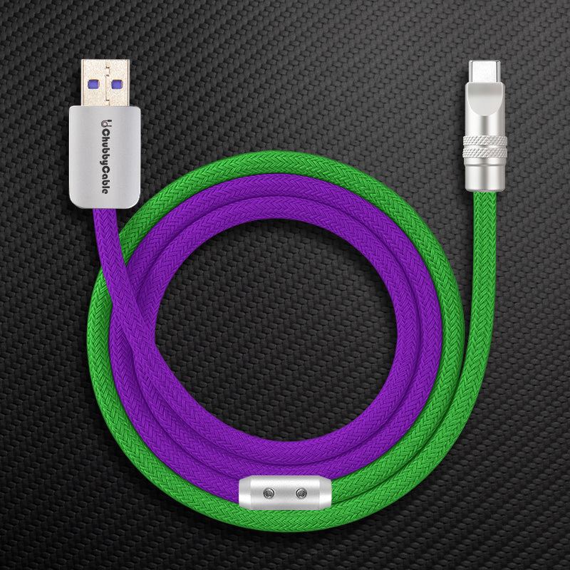 "Color-blocking Chubby" Charge Cable