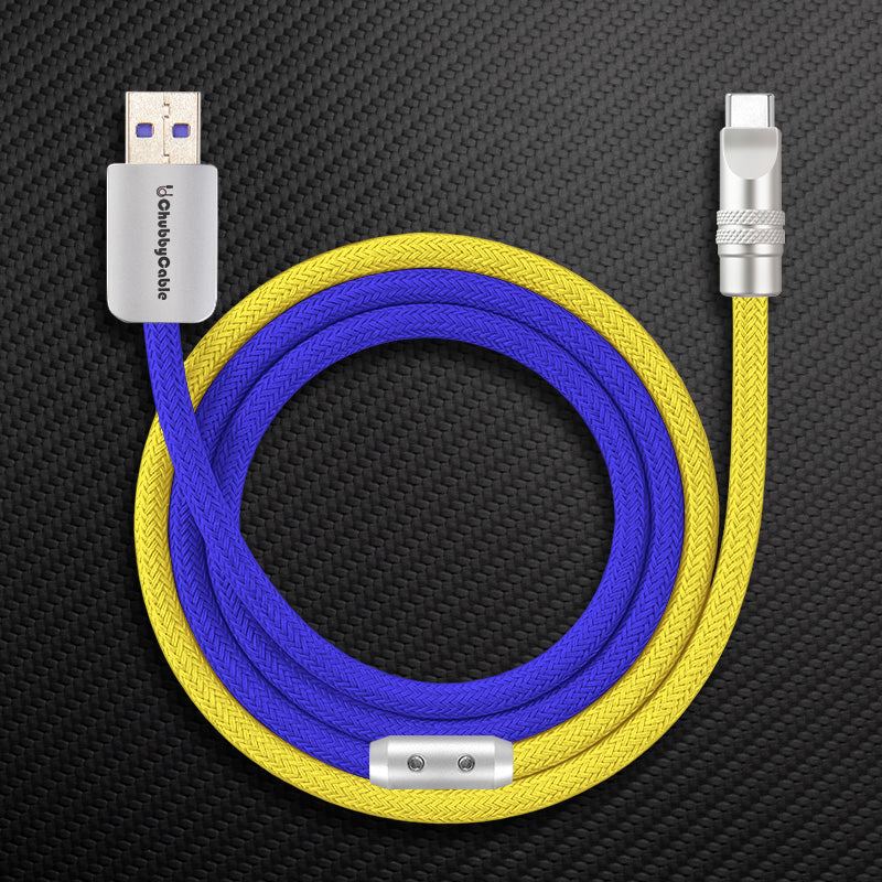 "Color-blocking Chubby" Charge Cable