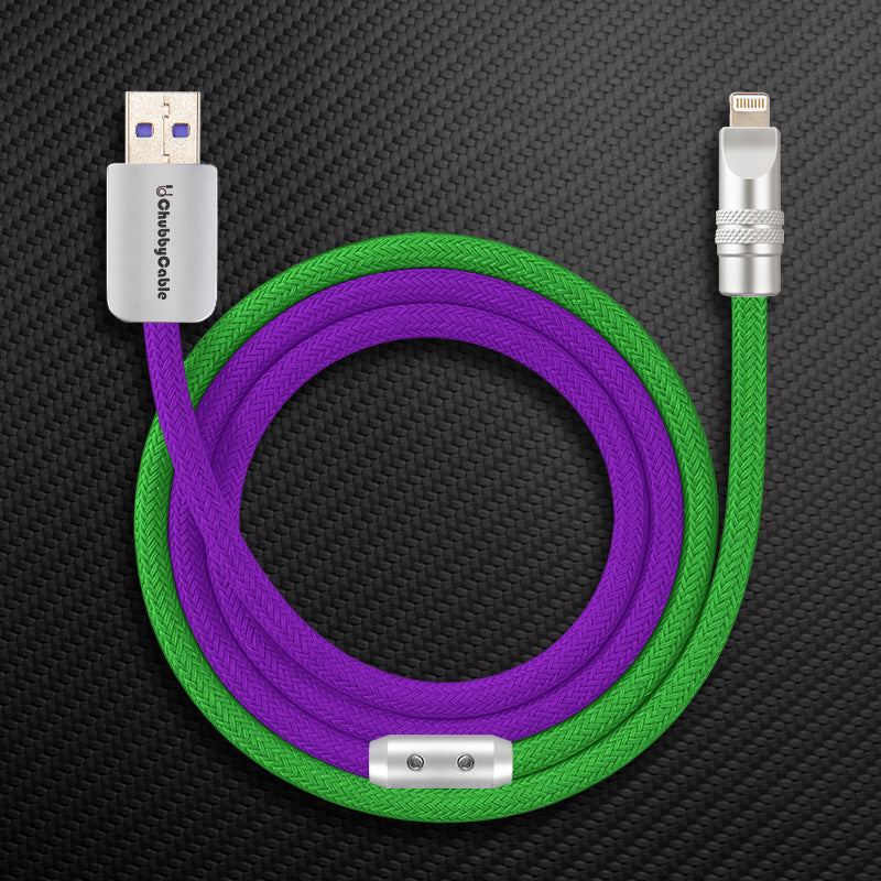 "Color-blocking Chubby" Charge Cable