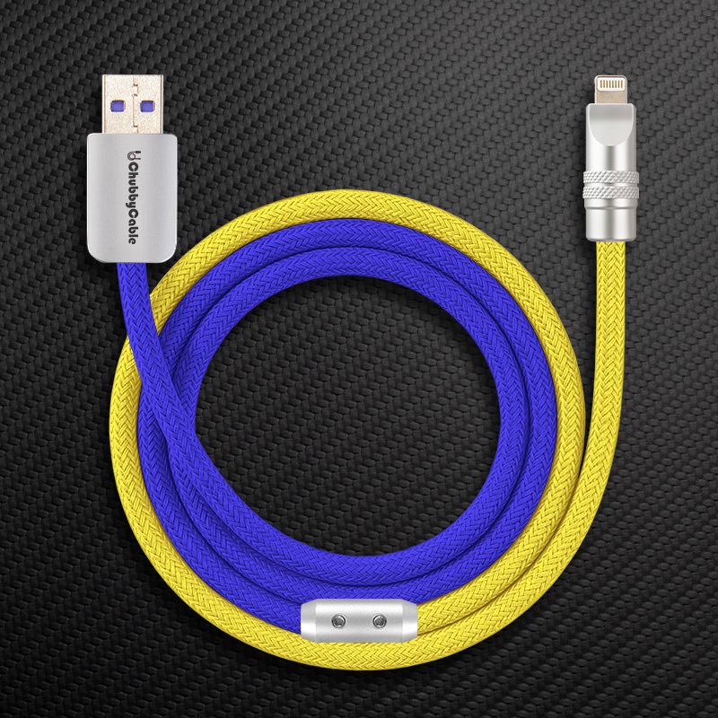 "Color-blocking Chubby" Charge Cable