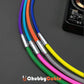 "Color-blocking Chubby" Charge Cable