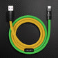 "ColorWeave Chubby" Vibrant Dual-Tone 240W Fast Charge Cable
