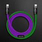"ColorWeave Chubby" Vibrant Dual-Tone 240W Fast Charge Cable