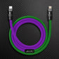 "ColorWeave Chubby" Vibrant Dual-Tone 240W Fast Charge Cable