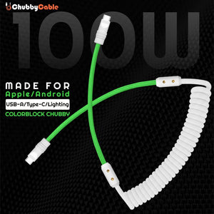 "Colorblock Chubby" New Spring Charge Cable