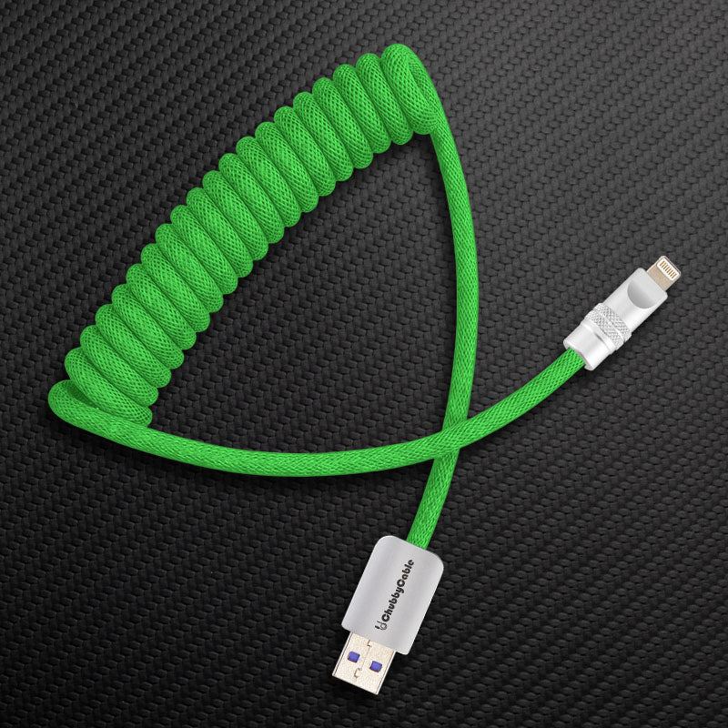 "Curly Chubby" Retractable Fast Charging Cable
