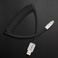 "Curly Chubby" Retractable Fast Charging Cable