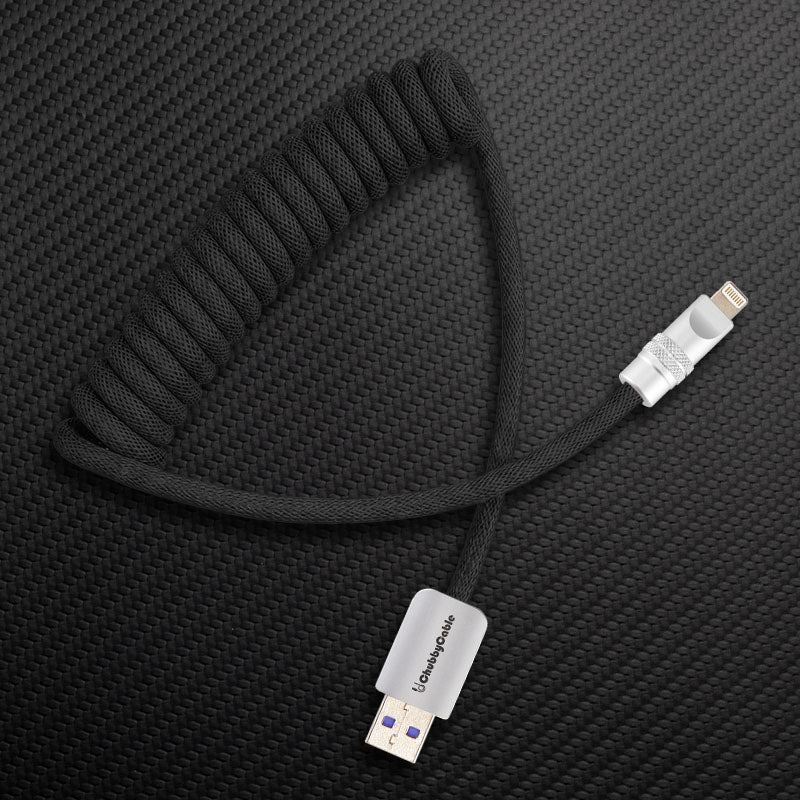 "Curly Chubby" Retractable Fast Charging Cable