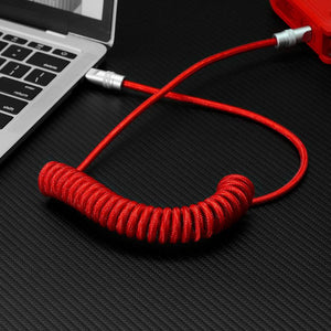 "Curly Chubby" Retractable Fast Charging Cable