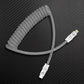 "Curly Chubby" Retractable Fast Charging Cable
