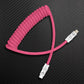 "Curly Chubby" Retractable Fast Charging Cable