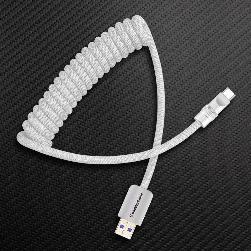 "Curly Chubby" Retractable Fast Charging Cable