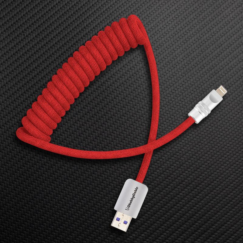 "Curly Chubby" Retractable Fast Charging Cable