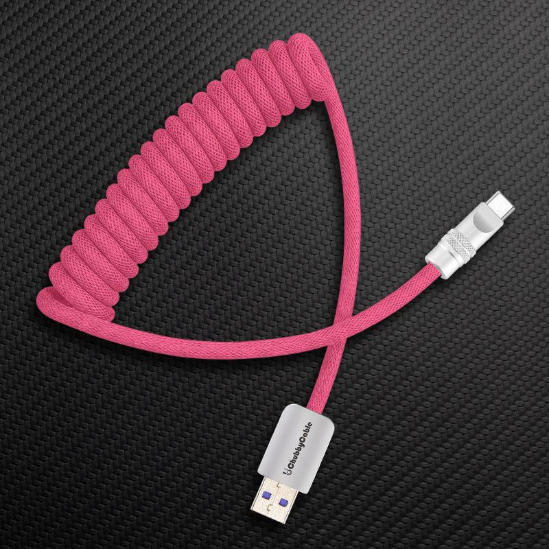 "Curly Chubby" Retractable Fast Charging Cable