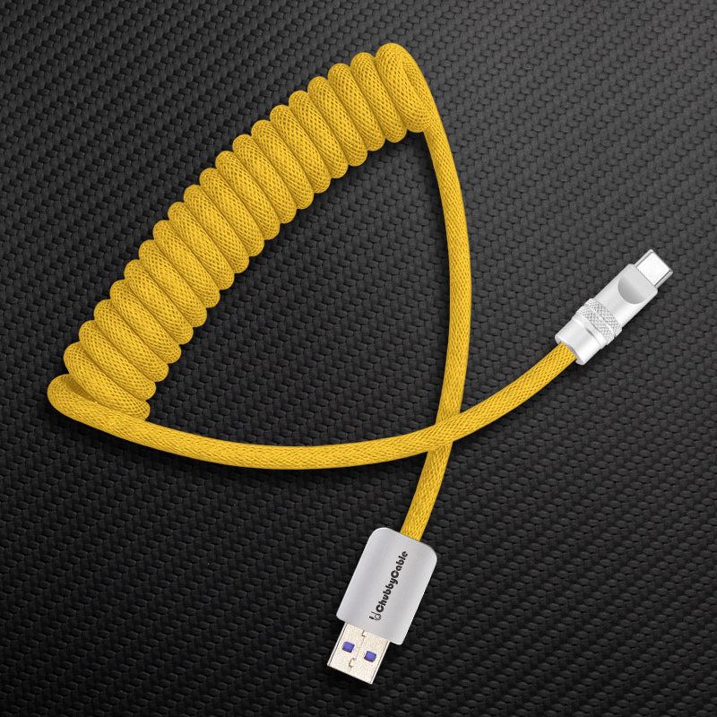 "Curly Chubby" Retractable Fast Charging Cable
