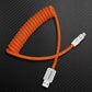 "Curly Chubby" Retractable Fast Charging Cable