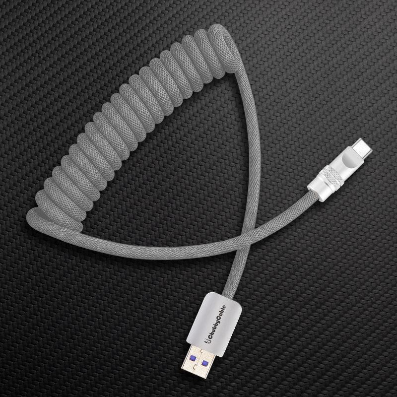 "Curly Chubby" Retractable Fast Charging Cable