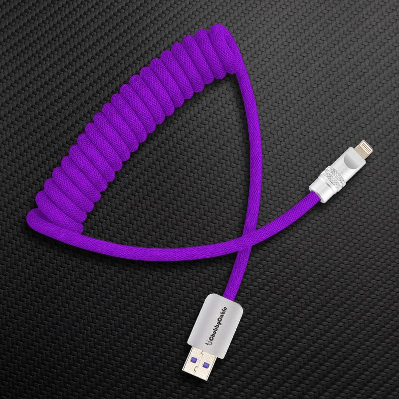 "Curly Chubby" Retractable Fast Charging Cable