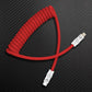 "Curly Chubby" Retractable Fast Charging Cable