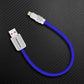 ChubbyCable USB-A to Lightning charging cable in blue