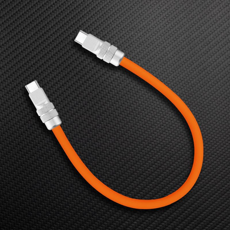 Orange USB-C to USB-C ChubbyCable
