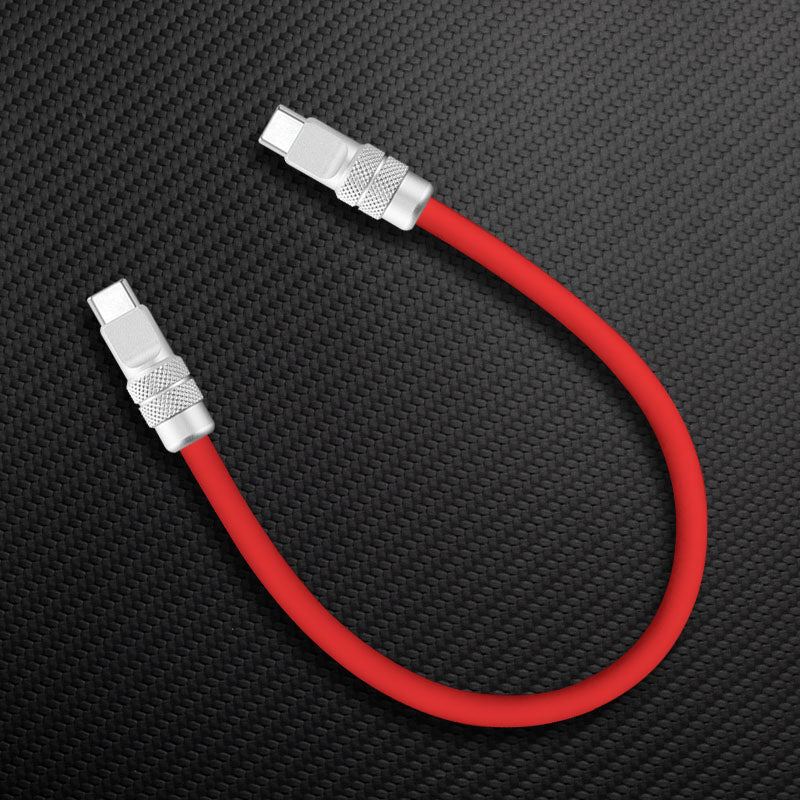 Red USB-C to USB-C ChubbyCable