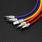 Assorted colors of short ChubbyCable charging cables