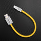 ChubbyCable USB-A to USB-C charging cable in yellow