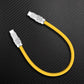 Yellow USB-C to USB-C charging cable