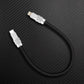 Black USB-C to Lightning ChubbyCable